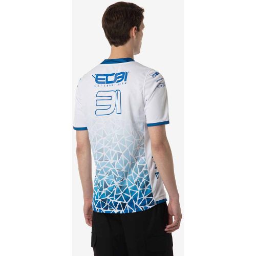Maillot Kombat Barcelone Ocon BWT Alpine F1 Team 2024 Blanc - Kappa - Modalova