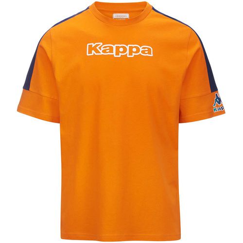 T-shirt Logo Fagiom Orange Homme - Kappa - Modalova