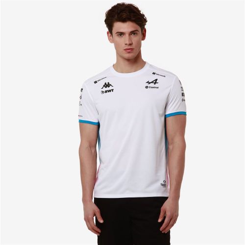 Maillot Adolim BWT Alpine F1 Team 2024 Blanc - Kappa - Modalova