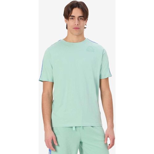 T-Shirt Tape Gramio Vert Homme - Kappa - Modalova