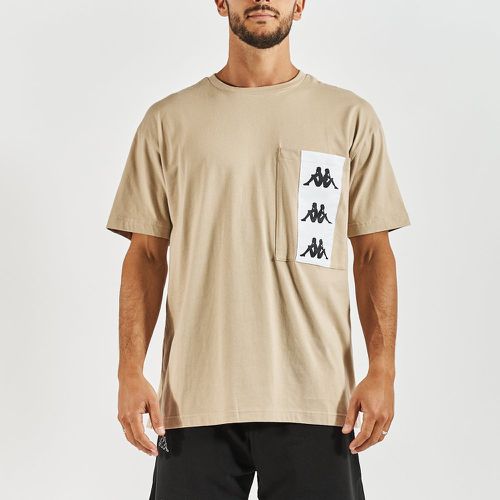 T-shirt Ewan Beige Homme - Kappa - Modalova