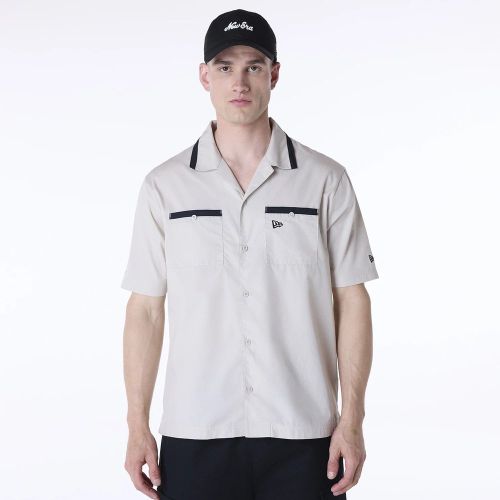Chemise New Era Revere Beige unisex - New Era Cap - Modalova