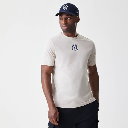 T-Shirt New York Yankees MLB Logo Crème unisex - New Era Cap - Modalova