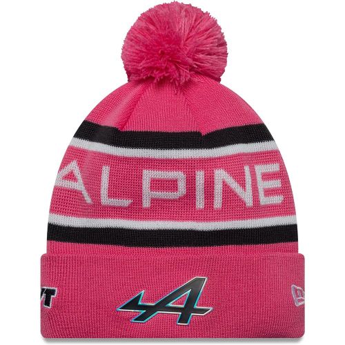 Bonnet à Pompon Alpine Racing Replica Jack Doohan Rose - Enfant unisex - New Era Cap - Modalova