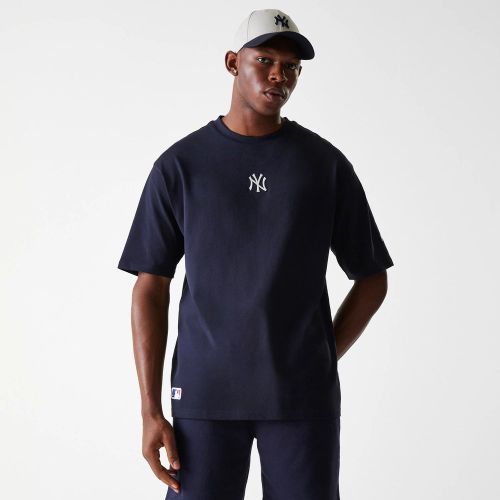 T-Shirt Oversize New York Yankees MLB League Essential Bleu Marine unisex - New Era Cap - Modalova