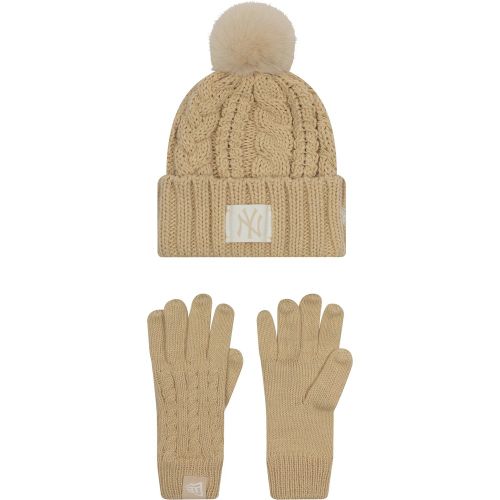 Ensemble bonnet et gants Enfant New York Yankees MLB unisex - New Era Cap - Modalova