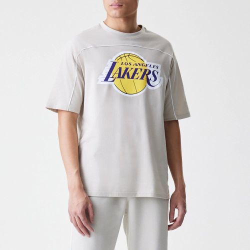 T-shirt Oversize LA Lakers NBA Piping Clair unisex - New Era Cap - Modalova