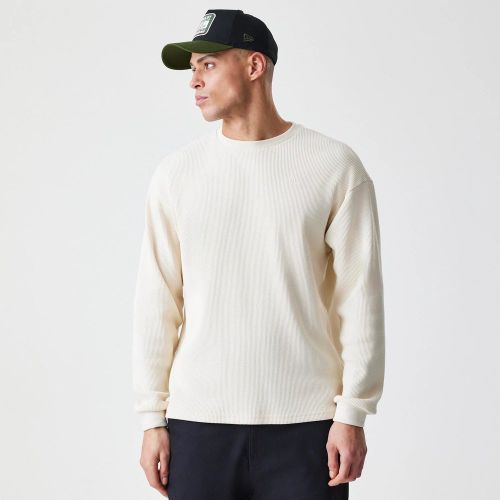 T-shirt New Era Waffle Beige unisex - New Era Cap - Modalova