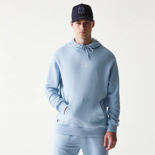 Sweat à Capuche Oversize New York Yankees League Essential Bleu Pastel unisex - New Era Cap - Modalova