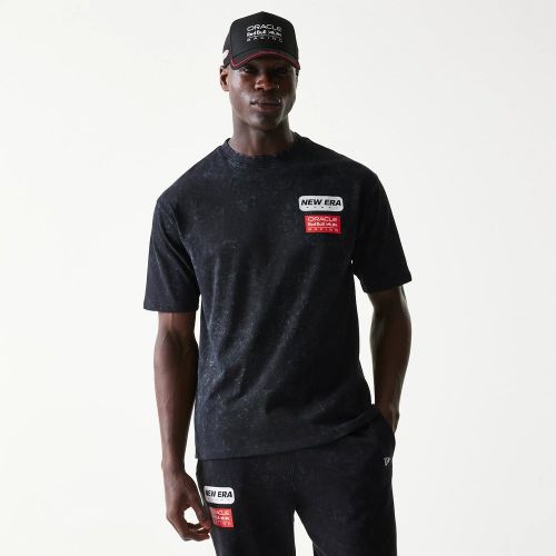 T-shirt Oversize Red Bull Racing Linear Graphic Noir unisex - New Era Cap - Modalova