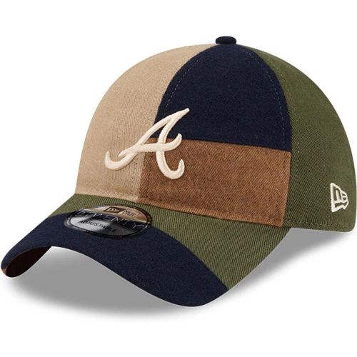 Casquette 9TWENTY Adjustable Atlanta Braves MLB Patchwork Marron unisex - New Era Cap - Modalova