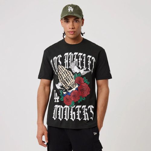 T-shirt LA Dodgers MLB Script Graphic Noir unisex - New Era Cap - Modalova