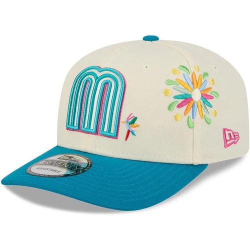 Casquette 9SEVENTY Stretch Snap Latin Embroidery Mexico WBC blanche unisex - New Era Cap - Modalova