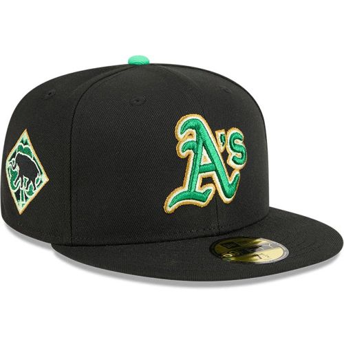 Casquette 59FIFTY Fitted Athletics MLB Saint Patrick’s Day Noir unisex - New Era Cap - Modalova