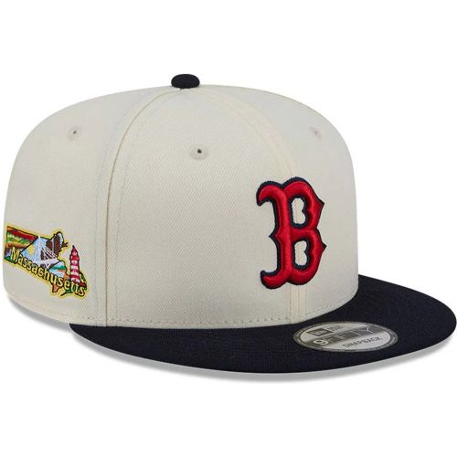 Casquette 9FIFTY Snapback Boston Red Sox MLB Localized Blanc unisex - New Era Cap - Modalova