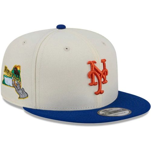 Casquette 9FIFTY Snapback New York Mets MLB Localized Blanc unisex - New Era Cap - Modalova