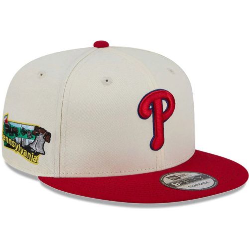 Casquette 9FIFTY Snapback Philadelphia Phillies MLB Localized Blanc unisex - New Era Cap - Modalova