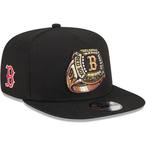 Casquette 9FIFTY A-Frame Snapback Ring Boston Red Sox MLB Noir unisex - New Era Cap - Modalova