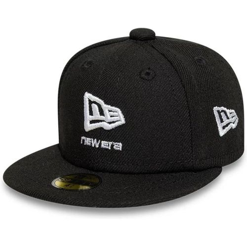 Mini Casquette 59FIFTY Fitted New Era Flag Logo Noir unisex - New Era Cap - Modalova