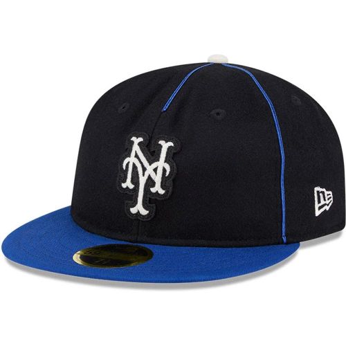 Casquette 59FIFTY Fitted Retro Crown New York Mets MLB Felt Logo Bleu unisex - New Era Cap - Modalova