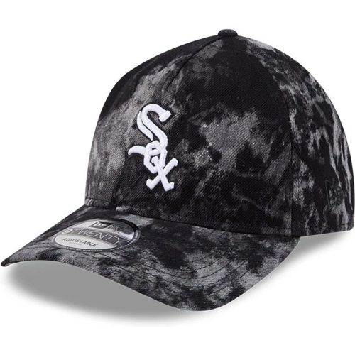 Casquette 9TWENTY A-Frame Jean Bleached Chicago White Sox MLB Noir unisex - New Era Cap - Modalova