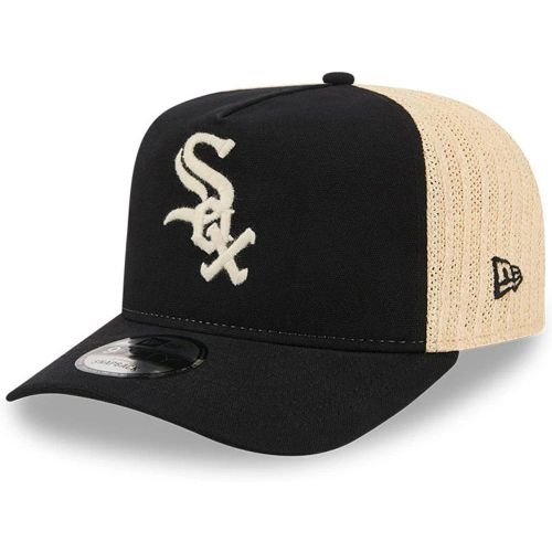 Casquette 9FIFTY A-Frame Snapback Grained Chicago White Sox MLB Noir unisex - New Era Cap - Modalova