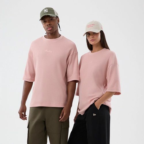T-shirt Gaufre New Era Rose Pastel unisex - New Era Cap - Modalova