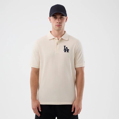 T-shirt Polo Rib LA Dodgers MLB Blanc unisex - New Era Cap - Modalova