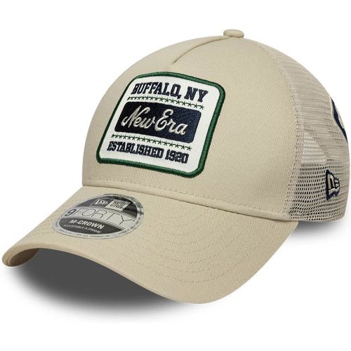 Casquette 9FORTY M-Crown A-Frame Multi Patch New Era Crème unisex - New Era Cap - Modalova