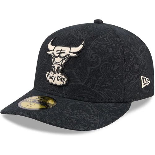 Casquette 59FIFTY Fitted coton brossé Chicago Bulls NBA noire unisex - New Era Cap - Modalova