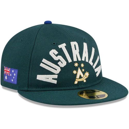 Casquette 59FIFTY Fitted Retro Crown Classical Script Australie Vert unisex - New Era Cap - Modalova