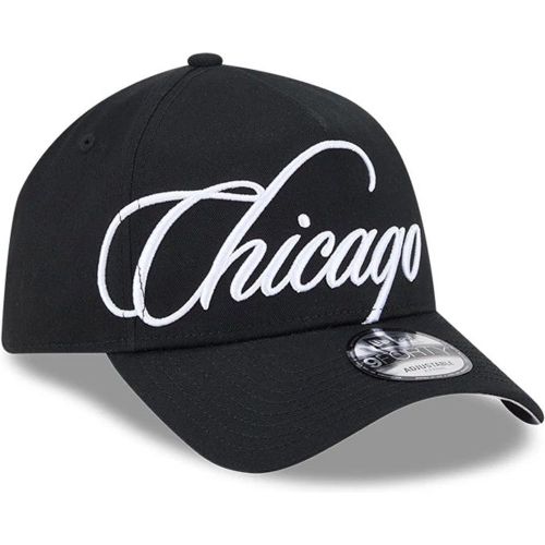 Casquette 9FORTY A-Frame Chicago White Sox MLB Calligraphy Noir unisex - New Era Cap - Modalova
