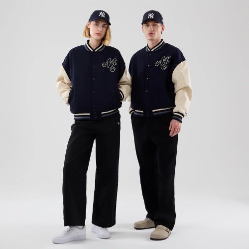 Veste varsity Oversize New Era Bleu marine unisex - New Era Cap - Modalova