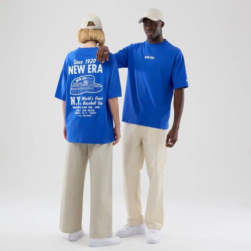 T-shirt Oversize Graphic Bleu unisex - New Era Cap - Modalova