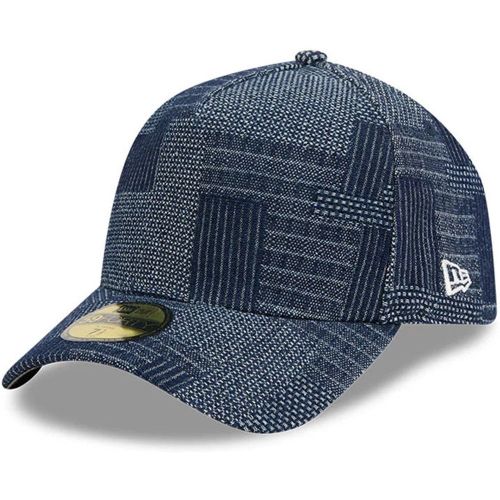 Casquette 59FORTY A-Frame Fitted New Era Patchwork Jean Bleu Marine unisex - New Era Cap - Modalova