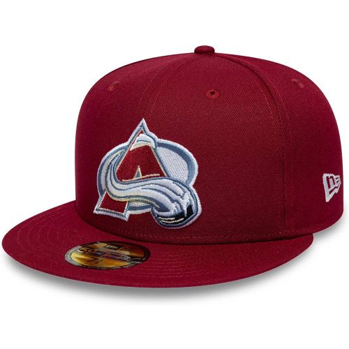 Casquette 59FIFTY Fitted Basic Colorado Avalanche NHL Rouge Foncé unisex - New Era Cap - Modalova