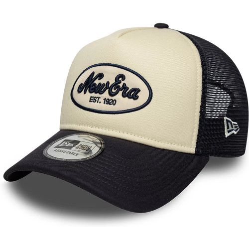 Casquette 9FORTY A-Frame Trucker New Era Oval Patch Noir unisex - New Era Cap - Modalova