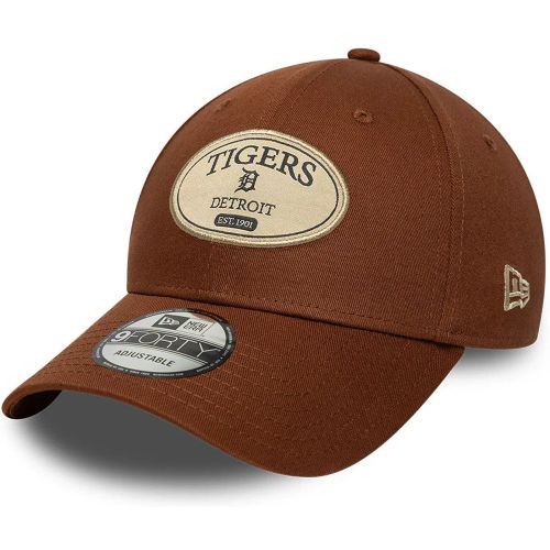 Casquette 9FORTY Detroit Tigers MLB Patch Marron unisex - New Era Cap - Modalova
