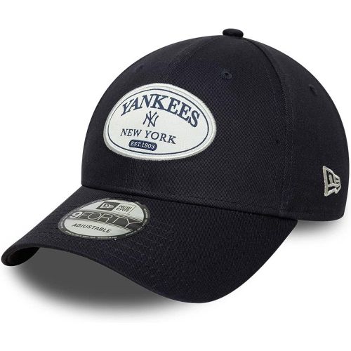 Casquette 9FORTY New York Yankees MLB Patch Bleu Marine unisex - New Era Cap - Modalova