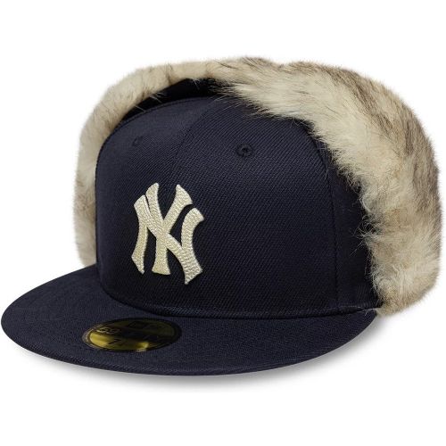 Casquette 59FIFTY Fitted Dogear New York Yankees Canvas Bleu Marine unisex - New Era Cap - Modalova