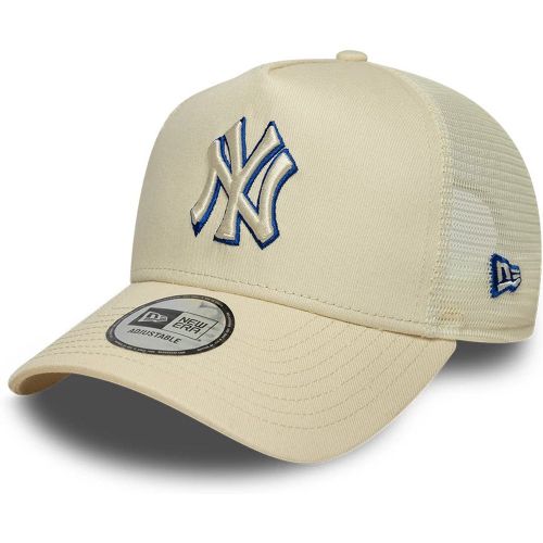 Casquette 9FORTY E-Frame Trucker New York Yankees MLB Outline Crème unisex - New Era Cap - Modalova