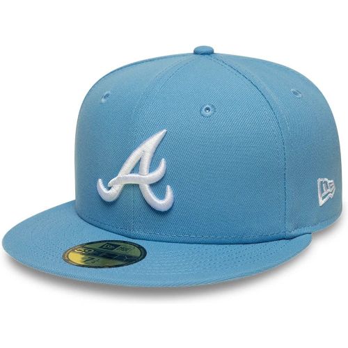Casquette 59FIFTY Fitted Atlanta Braves MLB Bleu Pastel unisex - New Era Cap - Modalova