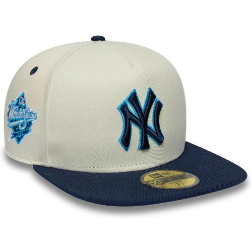 Casquette 59FIFTY A-Frame Fitted New York Yankees MLB Blanc unisex - New Era Cap - Modalova