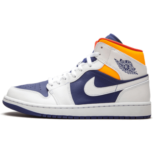 Mid White Laser Orange Deep Royal Blue - Air Jordan - Modalova