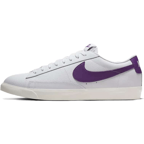 Blazer Low Leather White Purple - Nike - Modalova