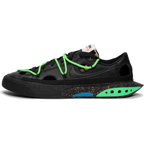 Blazer Low Off White Black Green - Nike - Modalova