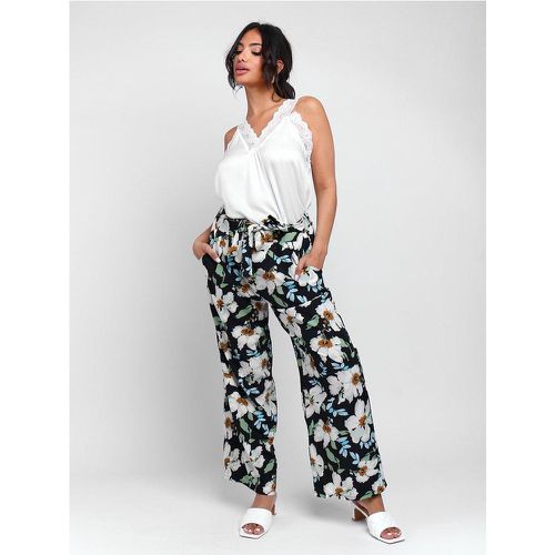 Pantalon à grandes fleurs blanches | Couleur: | Taille: S - My Store - Modalova