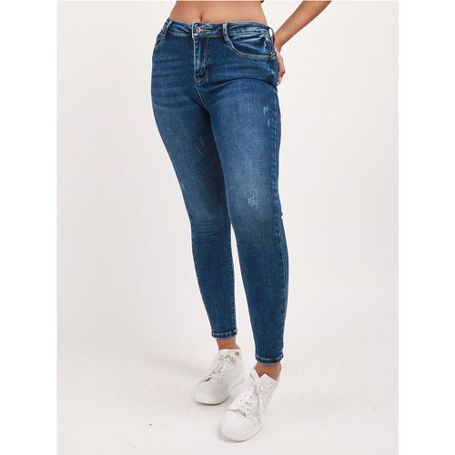 Jeans foncé 5 poches un bouton push up | Couleur: | Taille: XS - My Store - Modalova