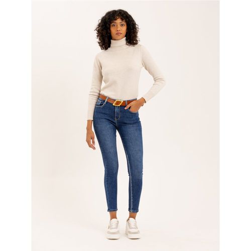 Jean skinny avec ceinture en simili | Couleur: | Taille: XS - My Store - Modalova