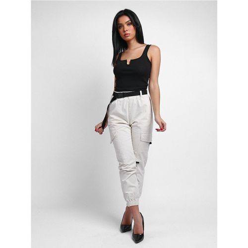 Pantalon cargo avec ceinture noire | Couleur: | Taille: M - My Store - Modalova